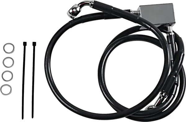 Harley Davidson FX [DRAG SPECIALTIES] - Stainless Steel Brake Line Kit