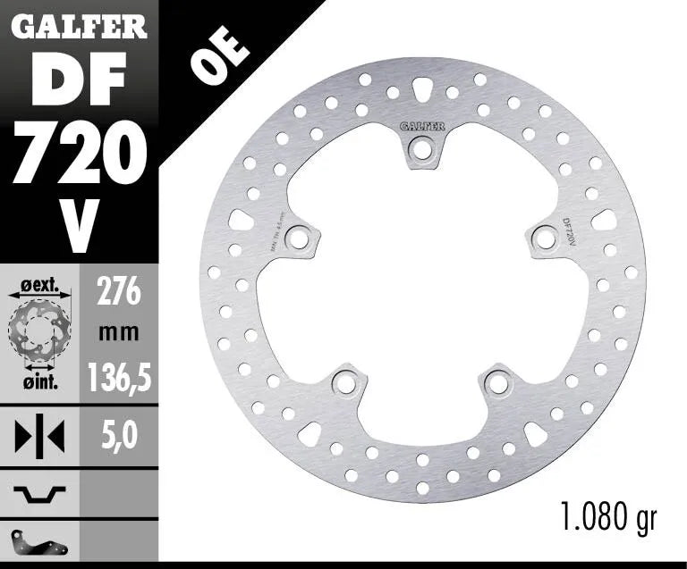 Bmw R 1250 Rt ABS (0 J 61) [2019-2020, 2021-2024] - Disque de frein fixe rond - photo 2