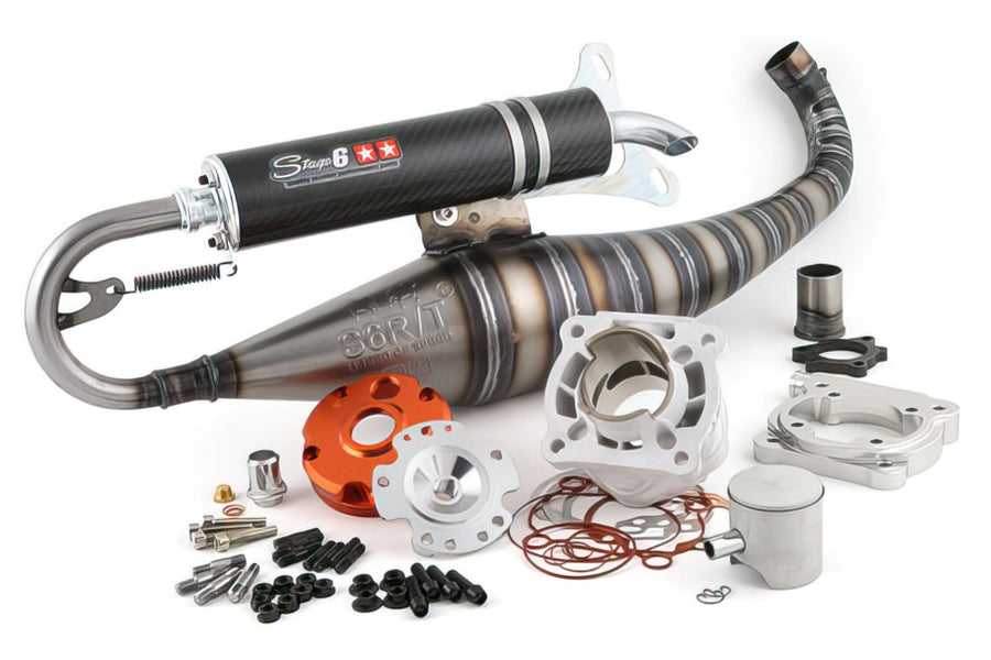 Aprilia SR Netscaper 50 2T LC - kit cylindre pack moteur échappement R/T 70ccm