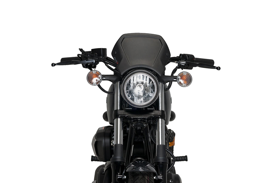 YAMAHA XV 950 R [2020] - ALU front panel | Black | PUIG 3813N