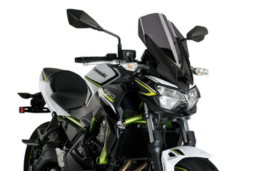 KAWASAKI Z 650 [2025] - New Generation Touring Windshield | Heavily toned | PUIG 3865F
