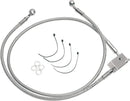 Harley Davidson Fxst [DRAG SPECIALTIES] - Stainless Steel Brake Line Kit, Extended