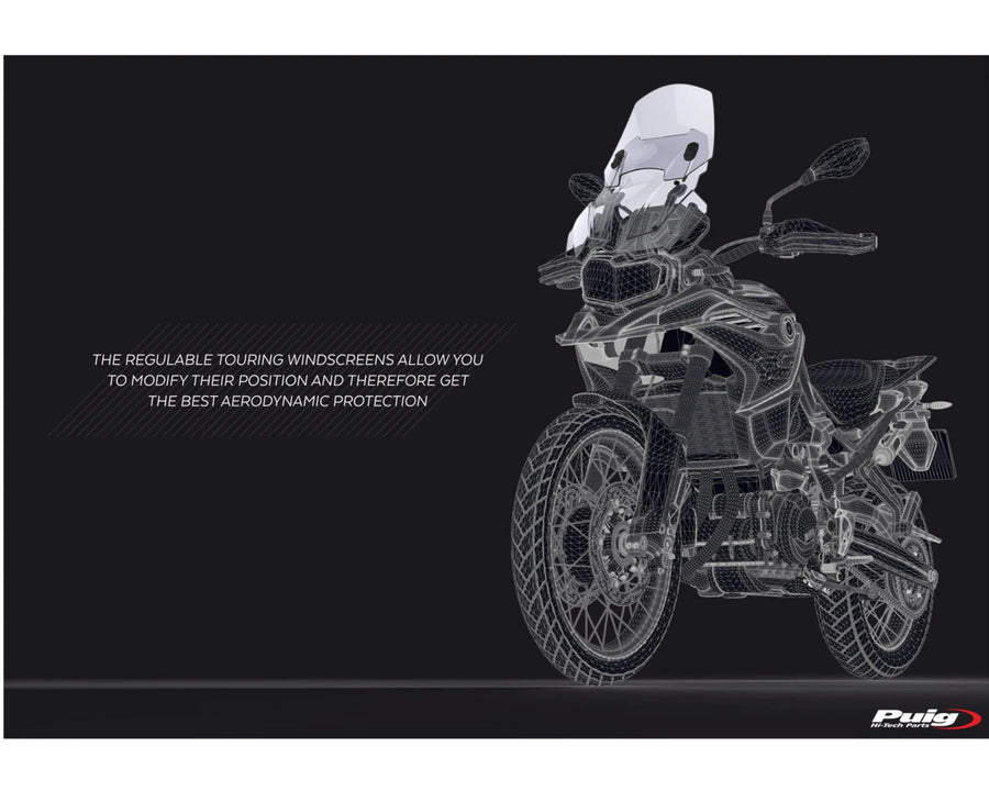 BMW F 750 GS [2024] – Adjustable windshield – heavily tinted