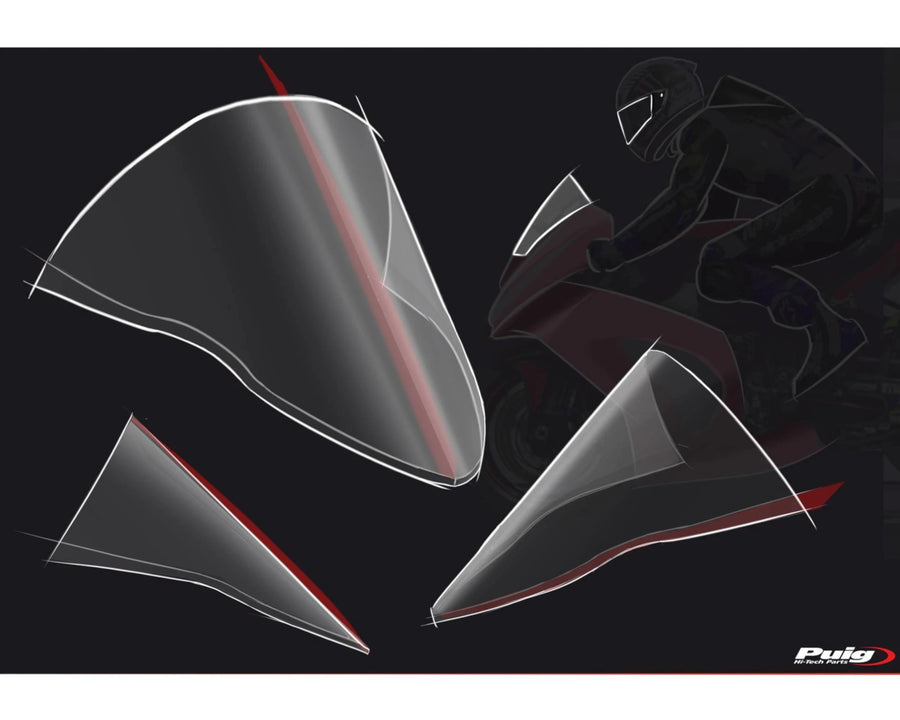 KAWASAKI ZX-10RR NINJA PERFORMANCE [2018] – Bulle R-Racer – Noir