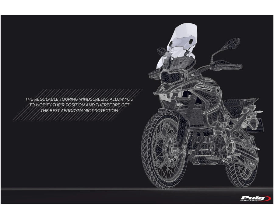 BMW F 750 GS [2024] – Pare-brise réglable – Teinté