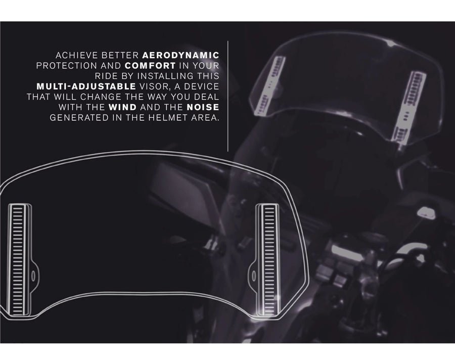 KTM 890 SMT [2025] – Bulle Spoiler 2.0 Clip-on – Transparent
