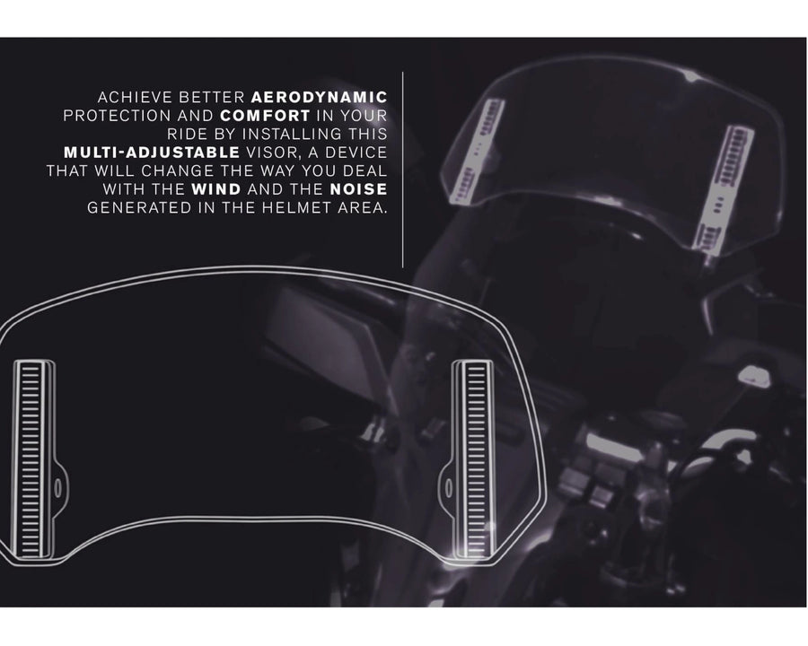 KTM 890 SMT [2025] – Disque de spoiler 2.0 fixé avec vis – Transparent