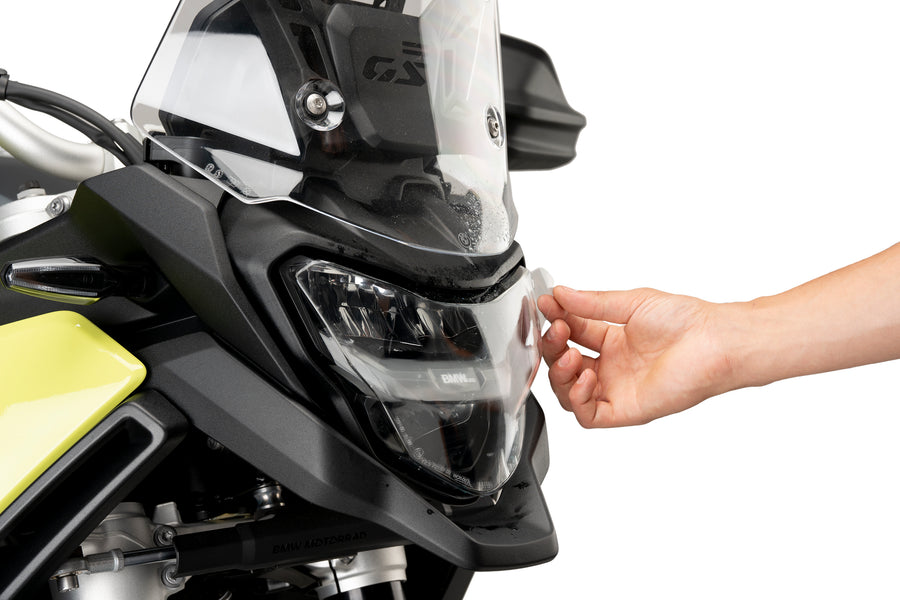 BMW F 900 GS [2025] – Adhérer la protection des phares – Transparent