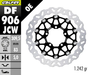 Triumph Bonneville 1200 Speedmaster [2025, 2025-2026] - DISQUE DE FREIN FLOATECH WAVE - Photo 2