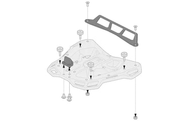 ADVENTURE-RACK Adapterkit für Givi/Kappa Monolock