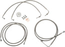 harley davidson fltruse [LA CHOPPERS] - Kit de conduites de frein en acier inoxydable-2