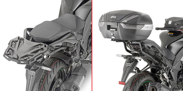 Kawasaki Ninja 1100 SX [GIVI] - Topcase Träger für MONOKEY® oder MONOLOCK® Koffer nicht kompatibel mit jeder Art von