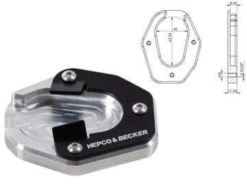 Triumph Tiger 900 [2020-2023] - side stand plate - 0