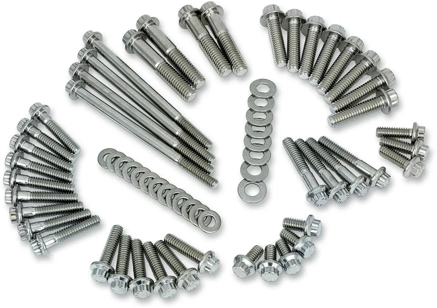 Harley-Davidson FLRT 1868 Freewheeler 114 [2025] - 12-Point External Primary/Transmission Engine Bolt Set - Image 1