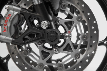 ducati monster 821 [SW-MOTECH] – kit de protection d'essieu de roue avant - 0