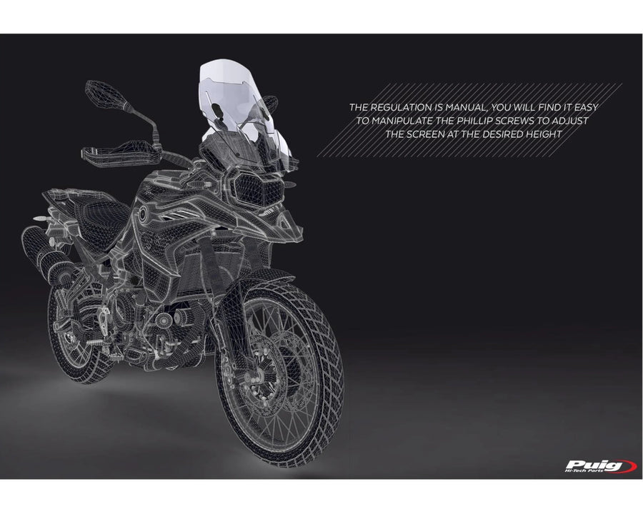BMW F 750 GS [2024] – Pare-brise réglable – Teinté