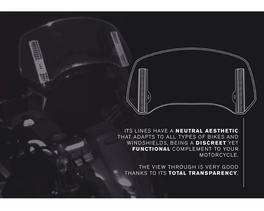 KTM 890 SMT [2025] – Bulle Spoiler 2.0 Clip-on – Transparent