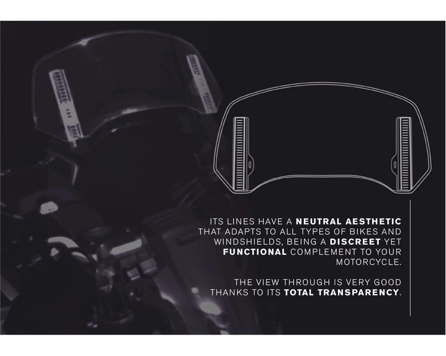 KTM 890 SMT [2025] – Disque de spoiler 2.0 fixé avec vis – Transparent