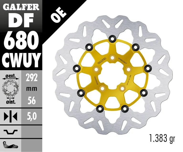 Harley-Davidson XG 500 Street [2019-2020] - Disques de frein - Surface: Or, Argent - Image 2