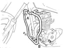 Honda CM 125 [1982-1986] - barre de protection des moteurs-2