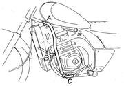 Default Title Kawasaki EL 250 [1994-2003] - barre de protection des moteurs