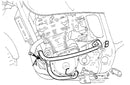 Suzuki GSF 600 S Bandit [2000-2004] - barre de protection des moteurs-2
