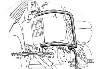 Honda XL 600 V Transalp [1987-2000] - barre de protection moteur - 0