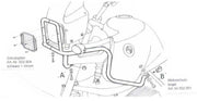 Default Title BMW R 850 GS [1994-2000] - barre de protection des réservoirs