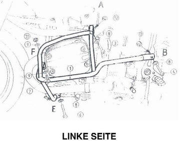 BMW R 850 R [2000-2006] - barre de protection des moteurs - 0