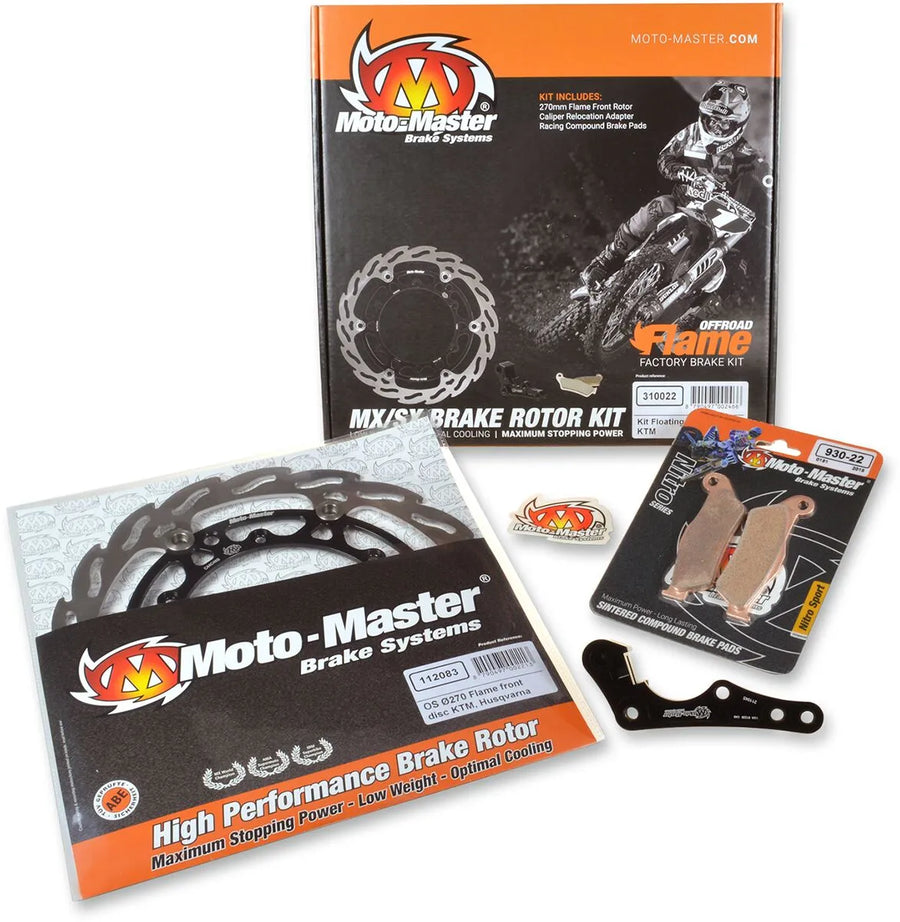 Fantic XE 125 [2021-2023] - 270mm Flame Oversize Floating Rotor Bremskit – Bild 1