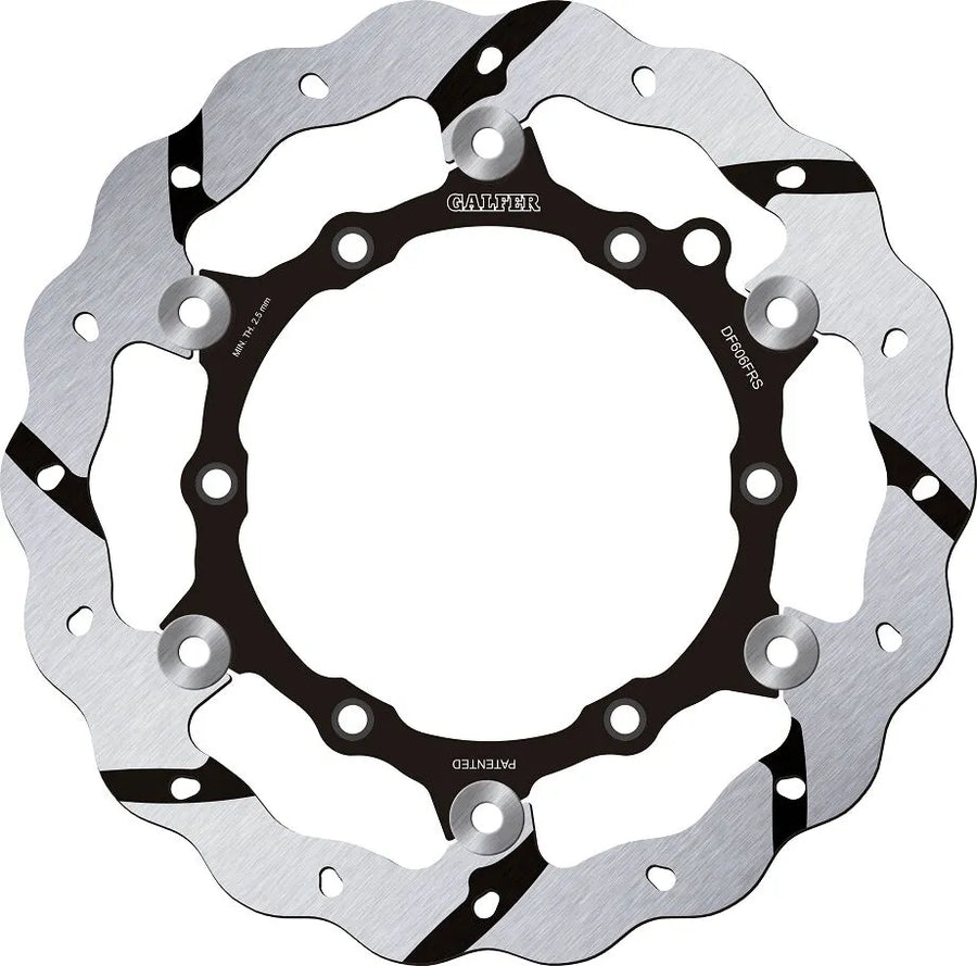 KTM EXC 300 TBI Hardenduro [2025-2026] - disque de frein ondulé flottant, rainuré – photo 1