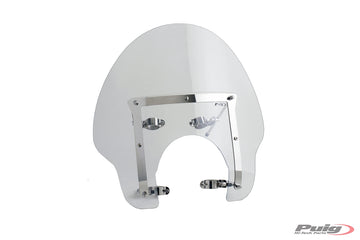 PUIG America II - Windschild mit Befestigungskit | Klar | PUIG 5954W