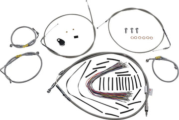 Harley Davidson Touring [BURLY BRAND] - Kit de fixation de poignée pour les anciens modèles Touring avec guidon Bagger Bar - 0