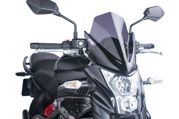 KAWASAKI ER-6N [2016] - New Generation Sport Windschild | Stark getönt | PUIG 5997F