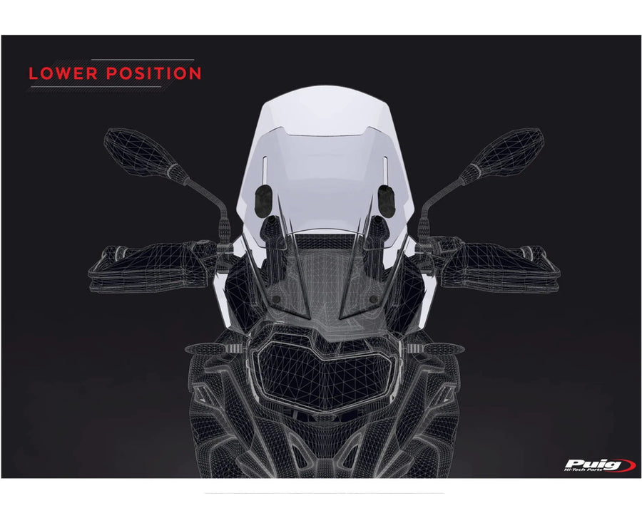 BMW F 750 GS [2024] – Adjustable windshield – heavily tinted