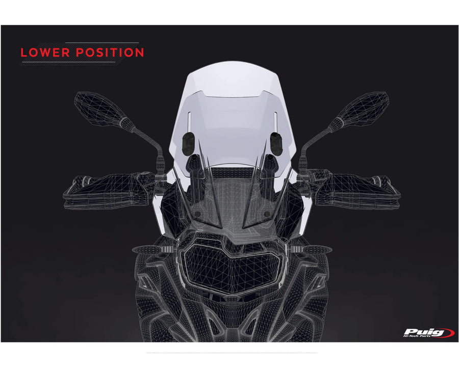 BMW F 750 GS [2024] – Bulle réglable – Transparent