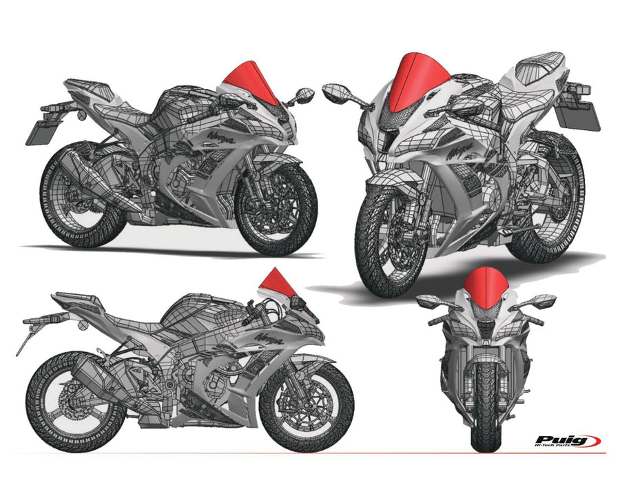 DUCATI PANIGALE V2 [2024] – R-Racer windshield – tinted