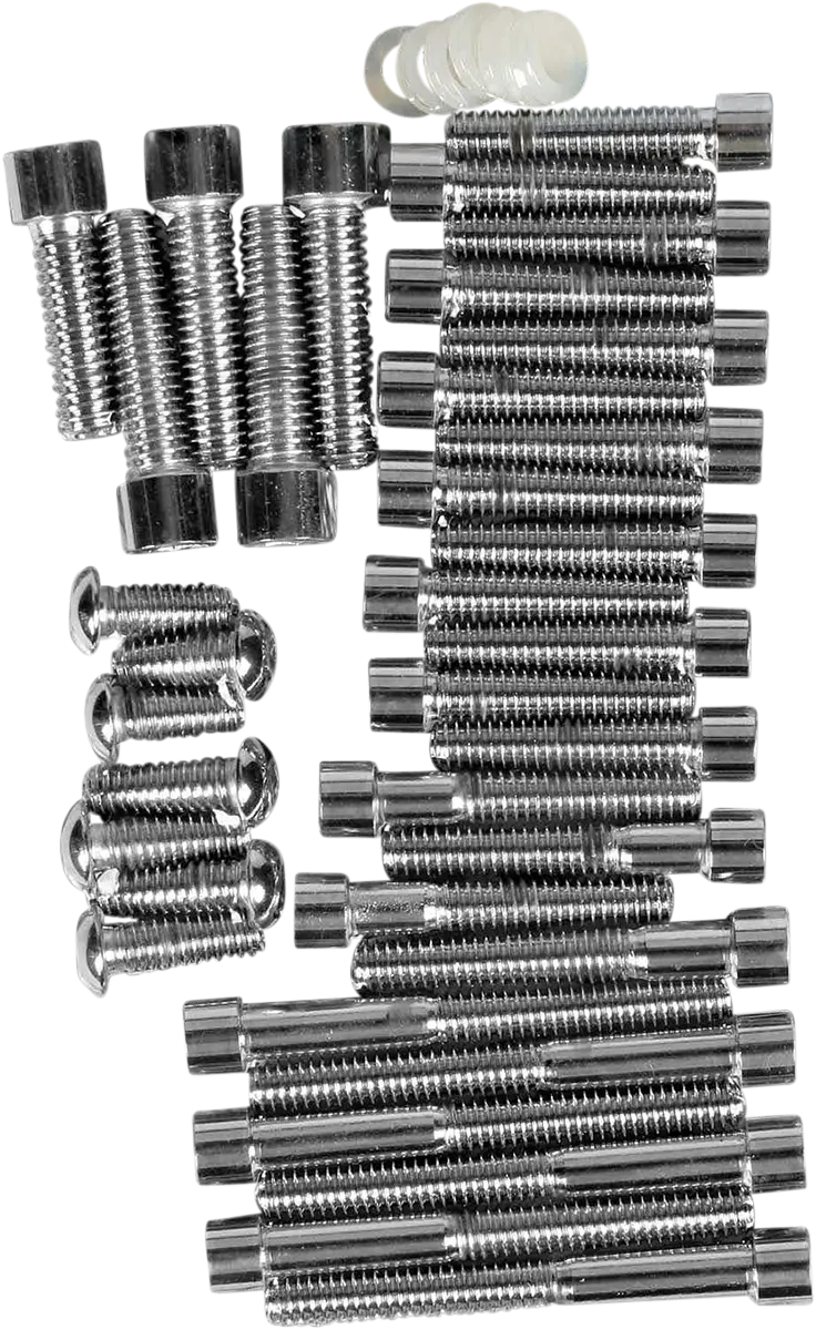 harley-davidson low rider s [DRAG SPECIALTIES] - Jeu de vis pour couvercle arbre à cames/primaire/transmission