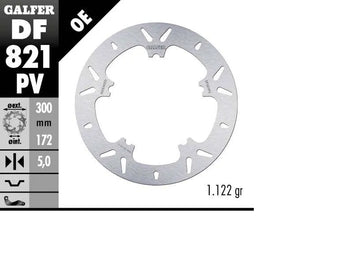 Harley-Davidson Vrscf 1250 V Rod Muscle [2013, 2009, 2015-2017] - Disque de frein fixe rond - photo 2