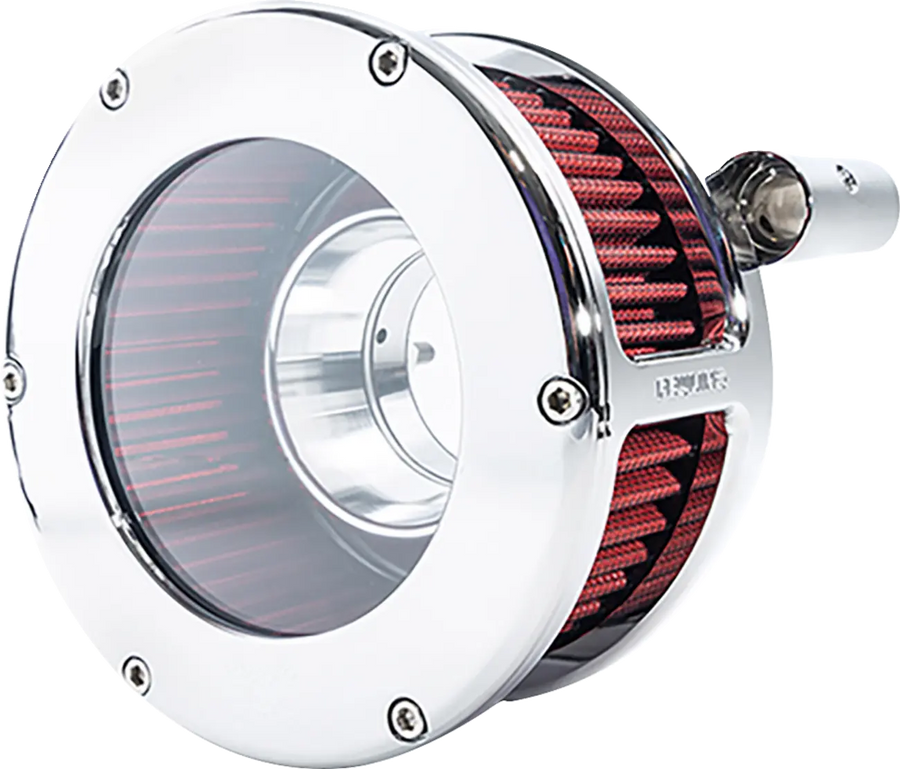 Harley-Davidson FLSTNSE 1800 Softail Deluxe CVO [2014-2015] - BA air filter kit - Finish: Chrome, Red, Clear - Image 1
