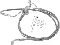 Harley Davidson Flhtcui [DRAG SPECIALTIES] - Kit de conduites de frein en acier inoxydable, étendu