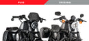 HARLEY DAVIDSON SPORTSTER 883 IRON XL 883 N [2012] – PLAQUE AVANT ALU – NOIRE-2