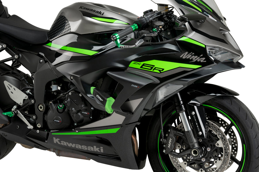 KAWASAKI ZX-6R NINJA [2025] – Crash Pads PRO 2.0 – Black