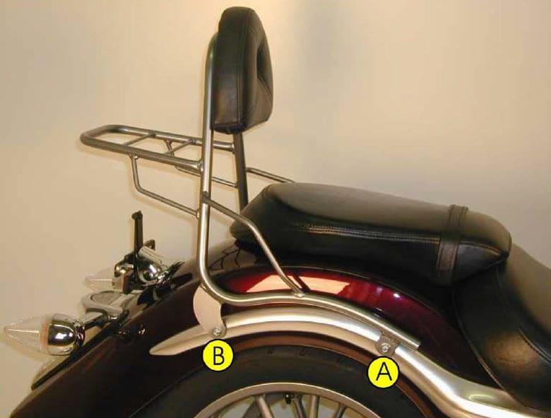 Yamaha XV 1900 Midnight StA [2006-2016] - Sissybar without luggage bridge