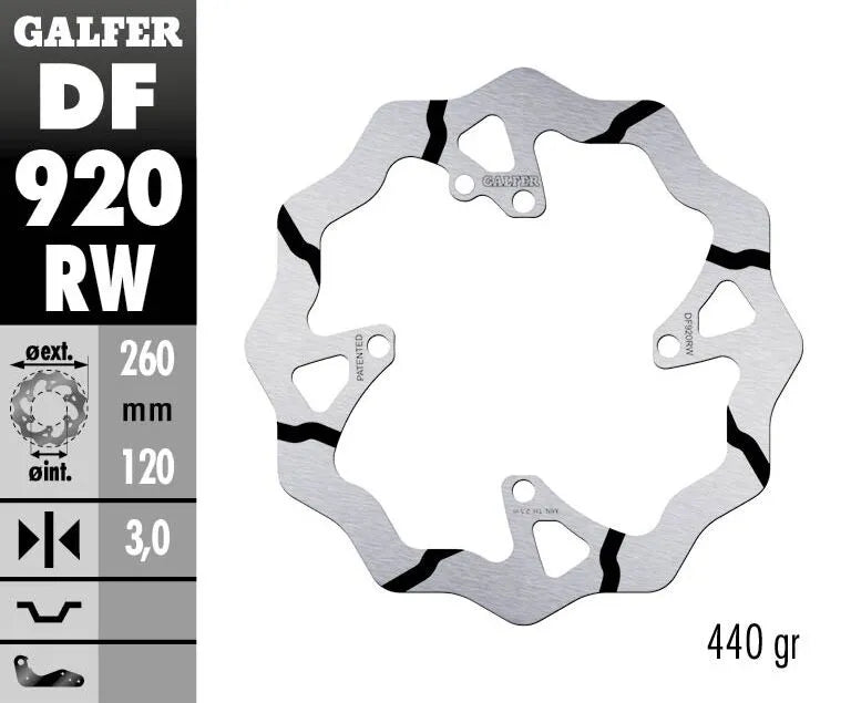 Sherco SEF 300 [2014] - Wave® brake disc – picture 2