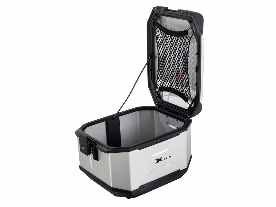 Topcase [Hepco & Becker] - Xceed 45 L - silver – for topcase carriers
