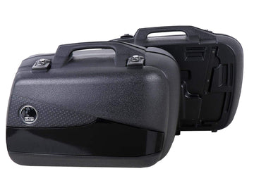 Side cases [Hepco & Becker] - case set Junior Flash black Enduro 30L/40R – universal
