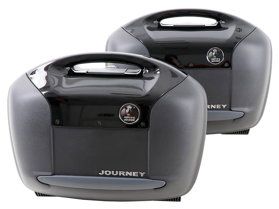 Seitenkoffer [Hepco & Becker] - Journey Seitenkoffer 42 Satz, Blende schwarz – Universell