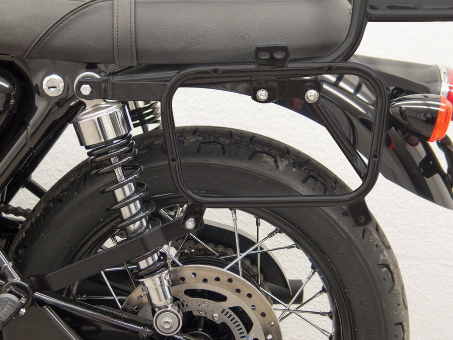 Triumph Bonneville T 100 [2017] - Carrier latéral pour Givi / Kappa (Monokey), noir