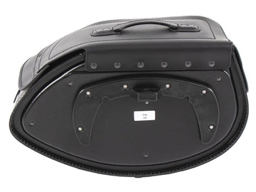 Motorcycle bag [Hepco & Becker] - Leather Buffalo Big black left – C-Bow